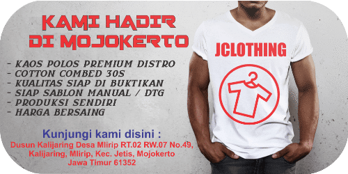 Jclothing Kaos Polos Mojokerto